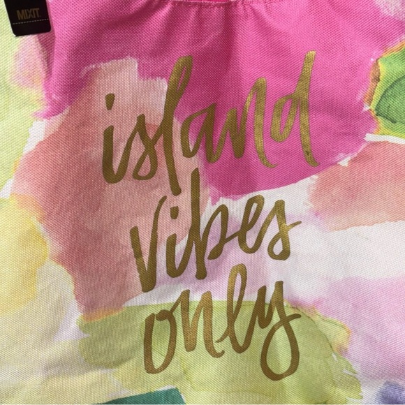 MIXIT Colorful Rope Handle Tote Bag “Vacay ALL DAY” - Picture 8 of 8